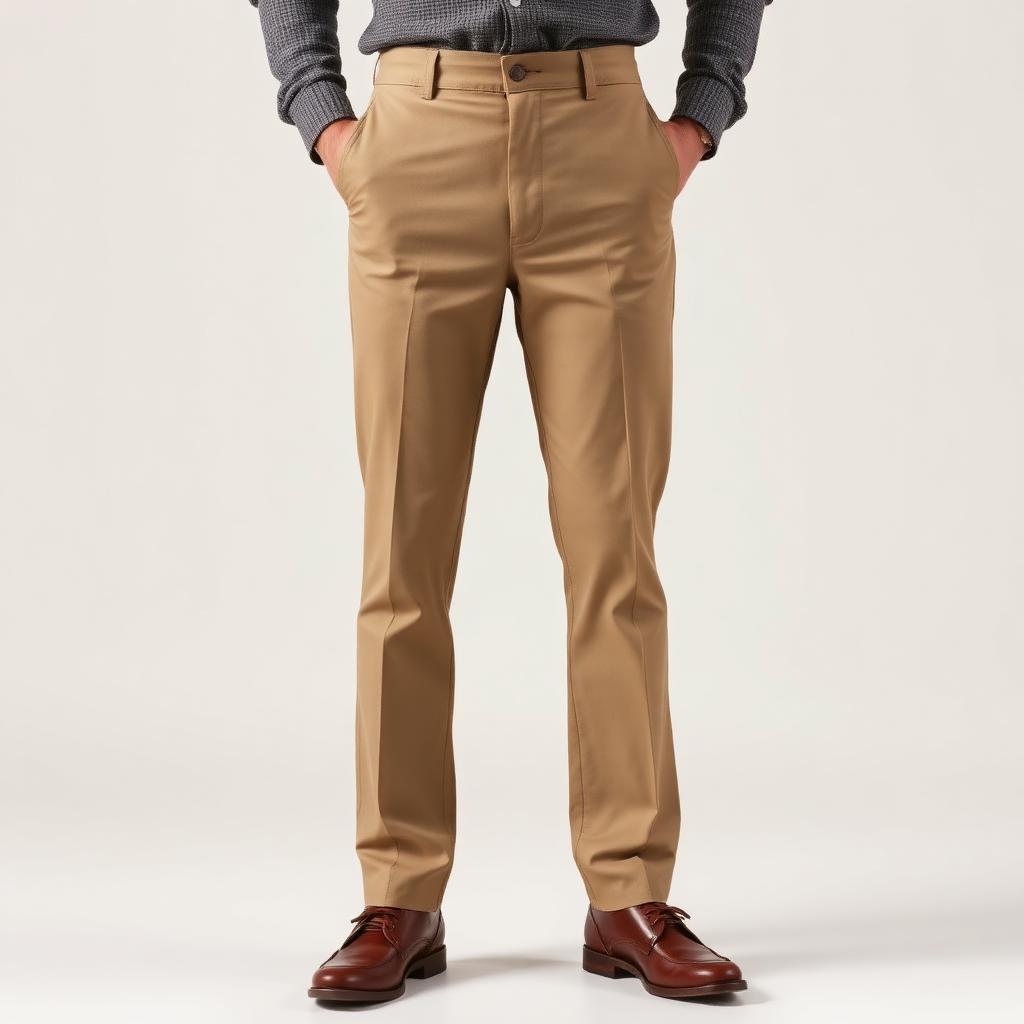 Cotton Trouser — Stone Khaki, Cotton Twill