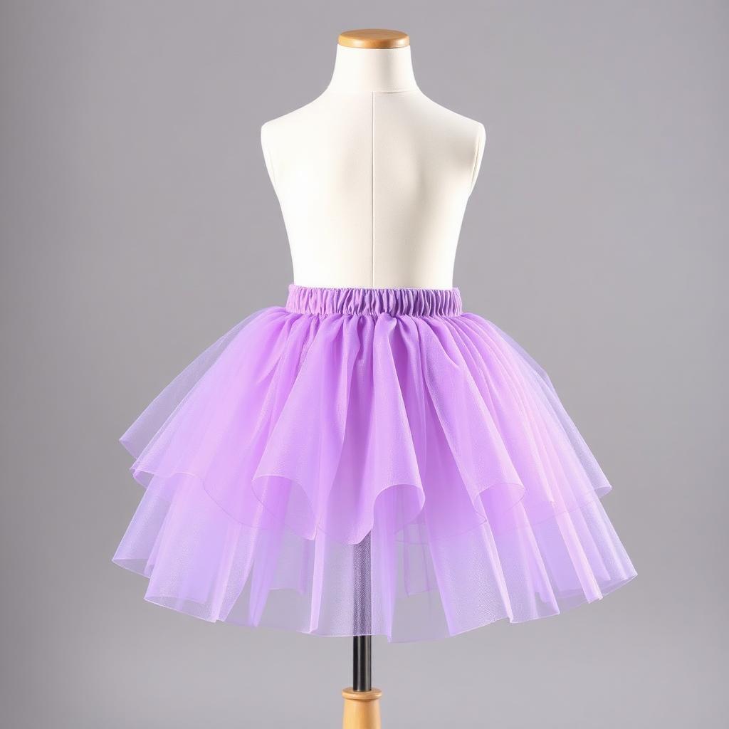 Girls Skirt — Lavender Purple, Tulle