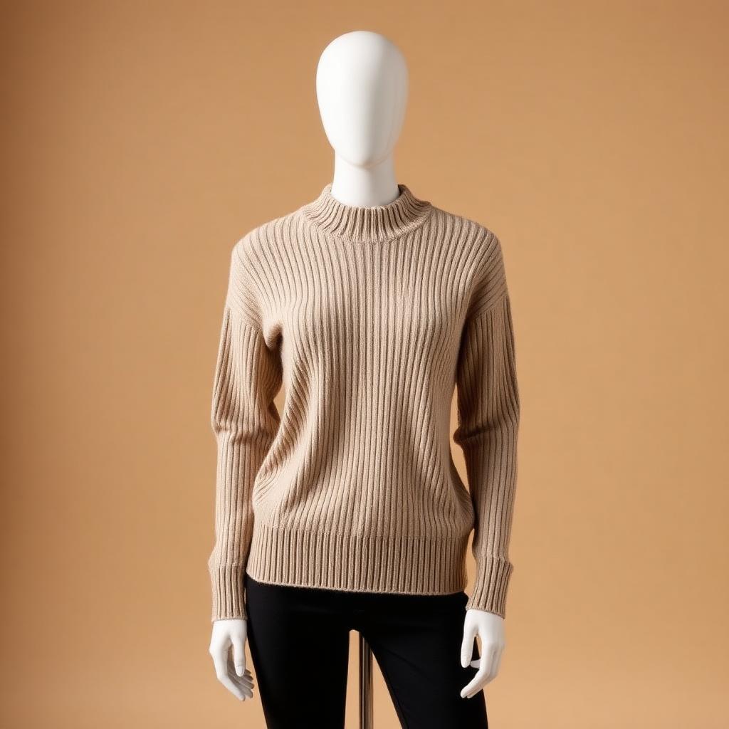 Sweater — Oat Beige, Merino Wool Blend