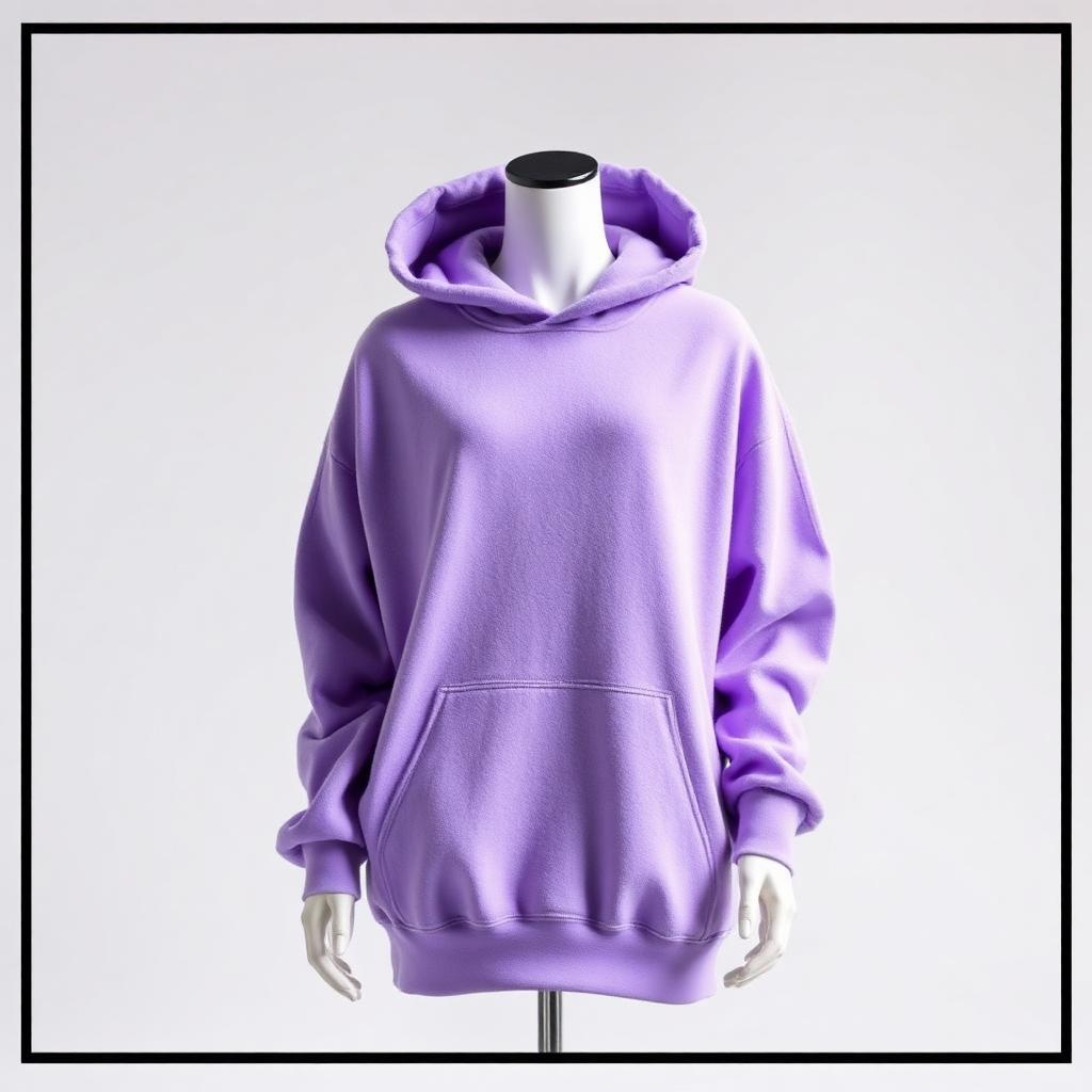 Hoodie — Lilac Purple, Brushed Fleece