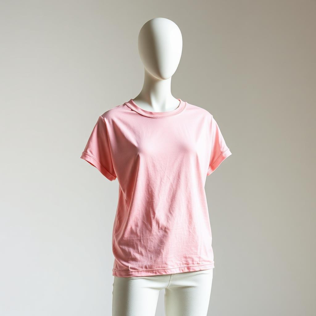 T-Shirt — Blush Pink, Combed Cotton